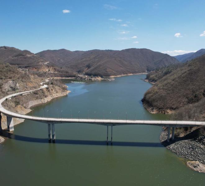 Dam and Artificial Thisavros Lake (Treasure Lake) 4