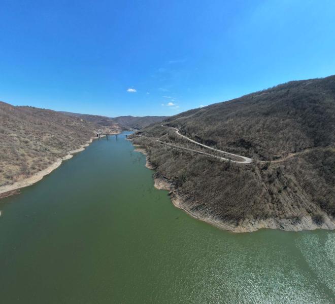 Dam and Artificial Thisavros Lake (Treasure Lake) 10