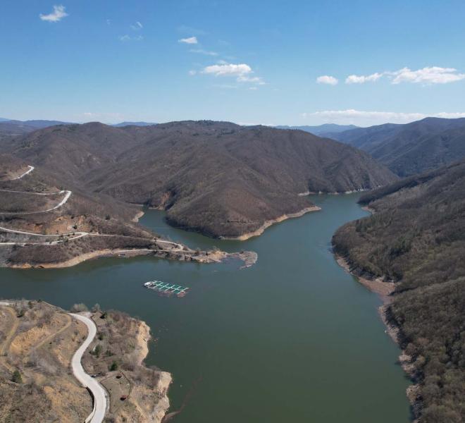 Dam and Artificial Thisavros Lake (Treasure Lake) 11