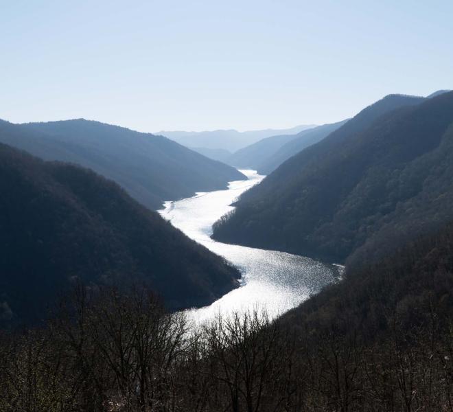 Dam and Artificial Thisavros Lake (Treasure Lake) 20