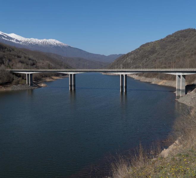 Dam and Artificial Thisavros Lake (Treasure Lake) 26