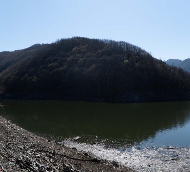 Dam and Artificial Thisavros Lake (Treasure Lake) 29