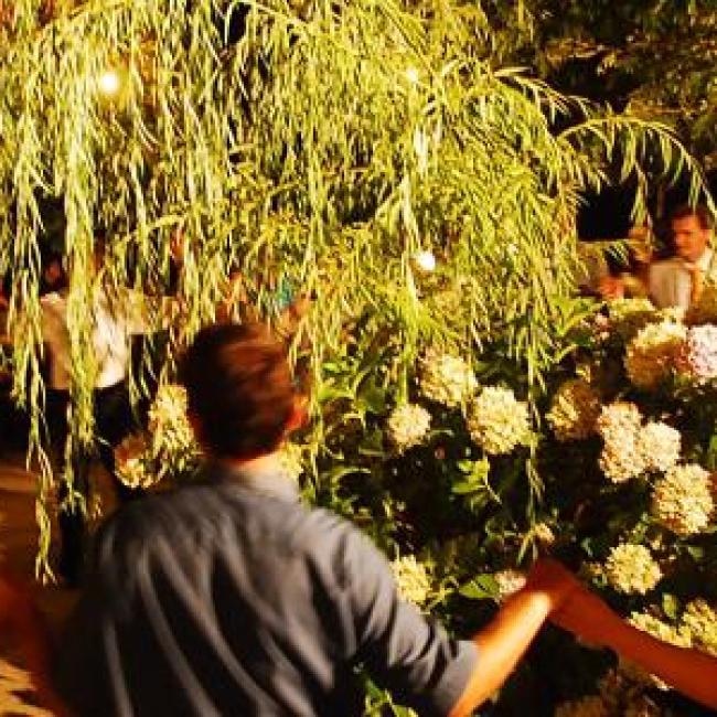 Feast of the Assumption on August 15, in the central square of Chora